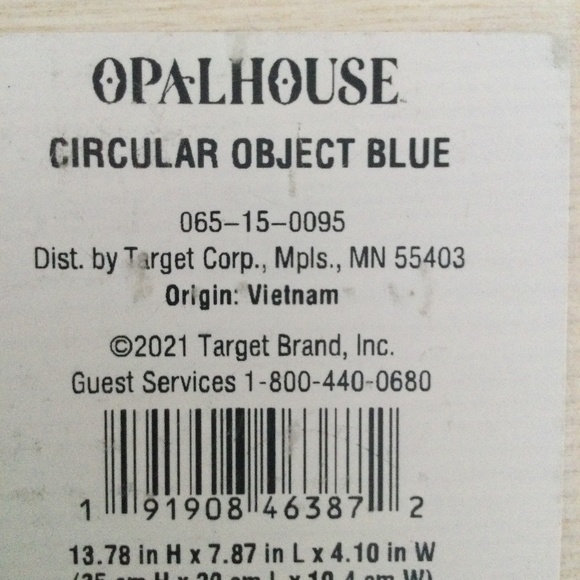 circular object blue - Picture 2 of 2